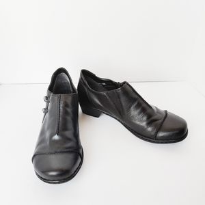 Rieker Black Ankle Booties